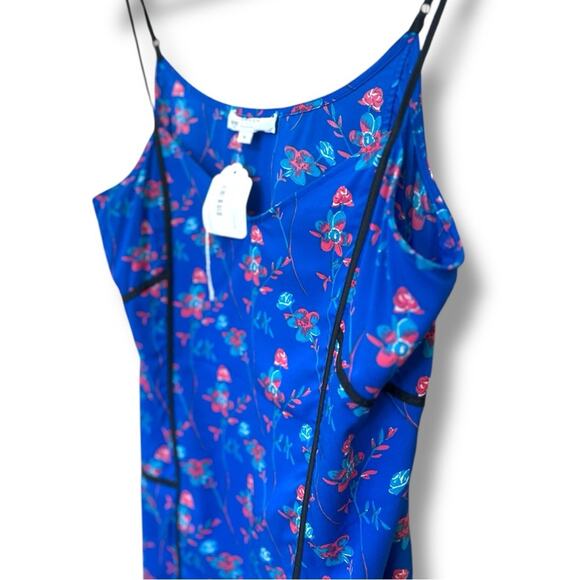 Thakoon x RTR - NWT Blue Floral Shift Dress - Size 10 - Picture 6 of 11